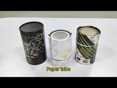 شعار مخصص علبة أسطوانية مستديرة من الورق المقوى صندوق أسطوانة للمستحضرات التجميلية