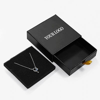 شعار مخصص رغوة إدراج صندوق مجوهرات صلب للخاتم قلادة سوار 9x9x3cm