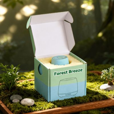 مخصصة مخصصة فاخرة ملونة صغيرة المموجة شحن صندوق البريد مع شعار لمستحضرات التجميل