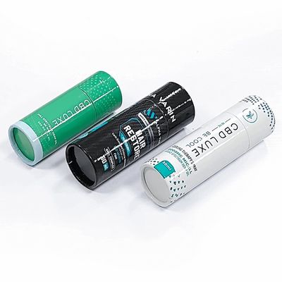 أنابيب الورق الكرتونية الكرافتية المستديرة صندوق التعبئة والإغراء أسطوانة أنابيب الشحن حسب الطلب