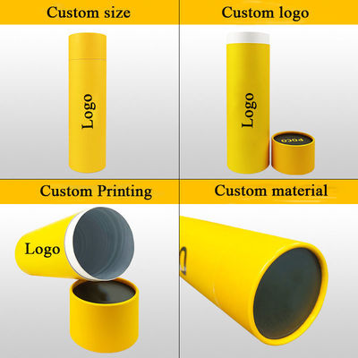صناعة يدوية CMYK الورق المقوى أسطوانة أنبوب صندوق التعبئة والتغليف للجوارب والملابس الداخلية