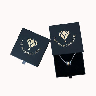 طباعة CMYK فاخرة شعار مخصص صندوق هدية درج للمجوهرات والاكسسوارات