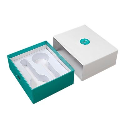 UV Finish Mint و White Rigid Cardboard Ice Globes لتمريض الوجه مجموعة الهدايا