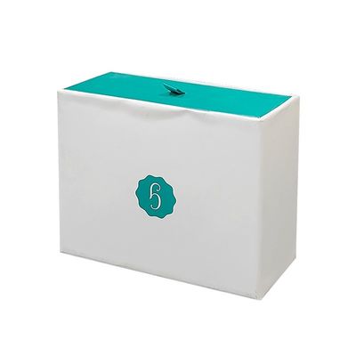 UV Finish Mint و White Rigid Cardboard Ice Globes لتمريض الوجه مجموعة الهدايا