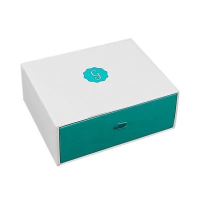 UV Finish Mint و White Rigid Cardboard Ice Globes لتمريض الوجه مجموعة الهدايا
