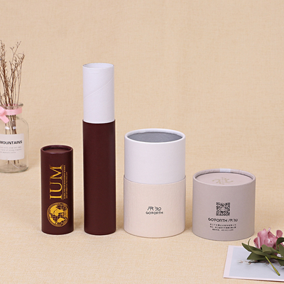 حزم أنابيب الشموع الصديقة للبيئة أنابيب الورق القابلة للتحلل الحيوي صناديق الهدايا للأوعية الزجاجية