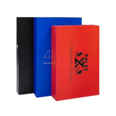 صناديق مغناطيسية كبيرة مطبوعة حسب الطلب لتغليف مضارب الريشة والمضرب، صناديق هدايا كبيرة مع طباعة الشعار