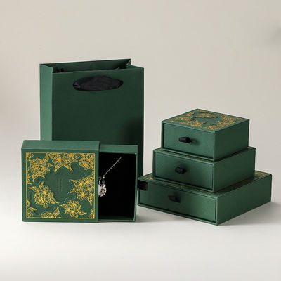 مصنع مخصص 9 * 9cm مربع ورق الأقراط قلادة صندوق التعبئة الخاوية للهدية المجوهرات المغناطيسية