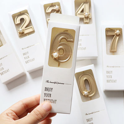 الصندوق الملون المخصص رقم الطباعة الكعكة شمعة عيد الميلاد صندوق هدايا صغار صناديق الهدايا