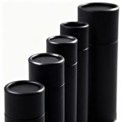 أنبوب ورقي أسطواني مخصص لفرشاة الأسنان والزيوت العطرية والشموع والقهوة والشاي وتغليف الورق المقوى والمواد الورقية