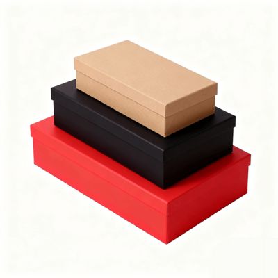 مجموعة علب هدايا مسطحة فاخرة مخصصة بغطاء برتقالي مع حقيبة ورقية تتميز بالتصفيح غير اللامع والنقش وطباعة رقائق الذهب