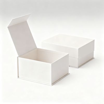 A5 Shallow Empty Black Magnetic Gift Boxes for Retail Packing Paperboard with Stamping and Vanishing Printing