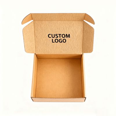 صناديق طائرات الشحن قابلة لإعادة التدوير مقاومة عالية القوة من الورق المقوى المموج النقش لتغليف الشركات الصغيرة