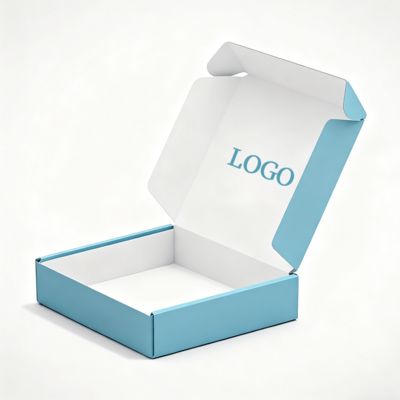Custom Corrugated Paper Box for Shoes and Clothes Folding Aircraft Shipping and Packaging with Glossy Lamination Sponge Liner