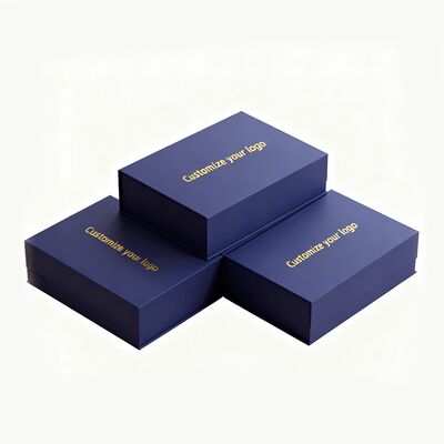 Custom Personalized Packaging Box With Magnetic Closure Black Insert For Shoes Clothing