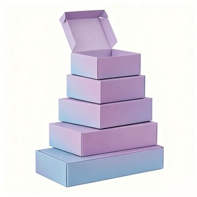 صندوق هدايا بطاقات ملفوفة قابلة للتحلل البيولوجي