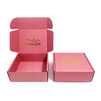 Custom Pink Small Heavy Duty Cardboard Mailing Box for Perfume Cookie Candle Chocolate Pastry Packaging