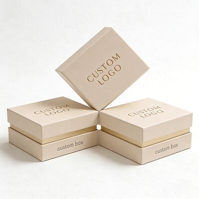 صناديق ورق مقوى صلبة مخصصة بغطاء وقاعدة، صندوق هدايا فاخر من الورق لدمية محشوة