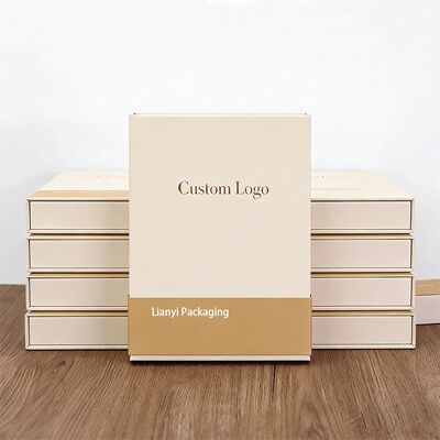 صندوق تغليف هدايا مغناطيسي من الورق المقوى الصلب بتصميم شعار مخصص لبطاقات رياضية