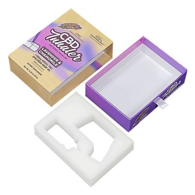 طباعة ملونة مخصصة من الورق المقوى الدرج المنزلق التعبئة الورقية الصندوق لحزام المجوهرات الحقيبة التعبئة